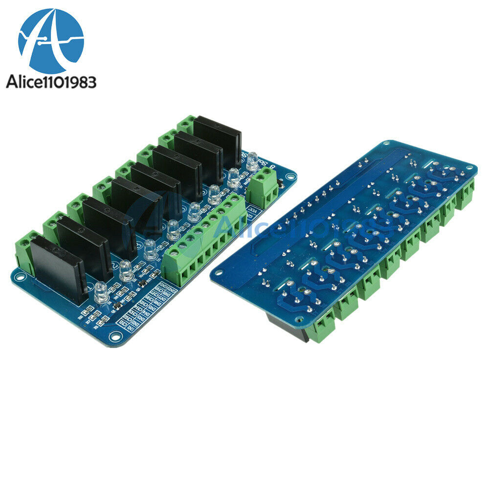 2A/5V 250V 8-Channel OMRON SSR G3MB-202P Solid State Relay Module For Arduino