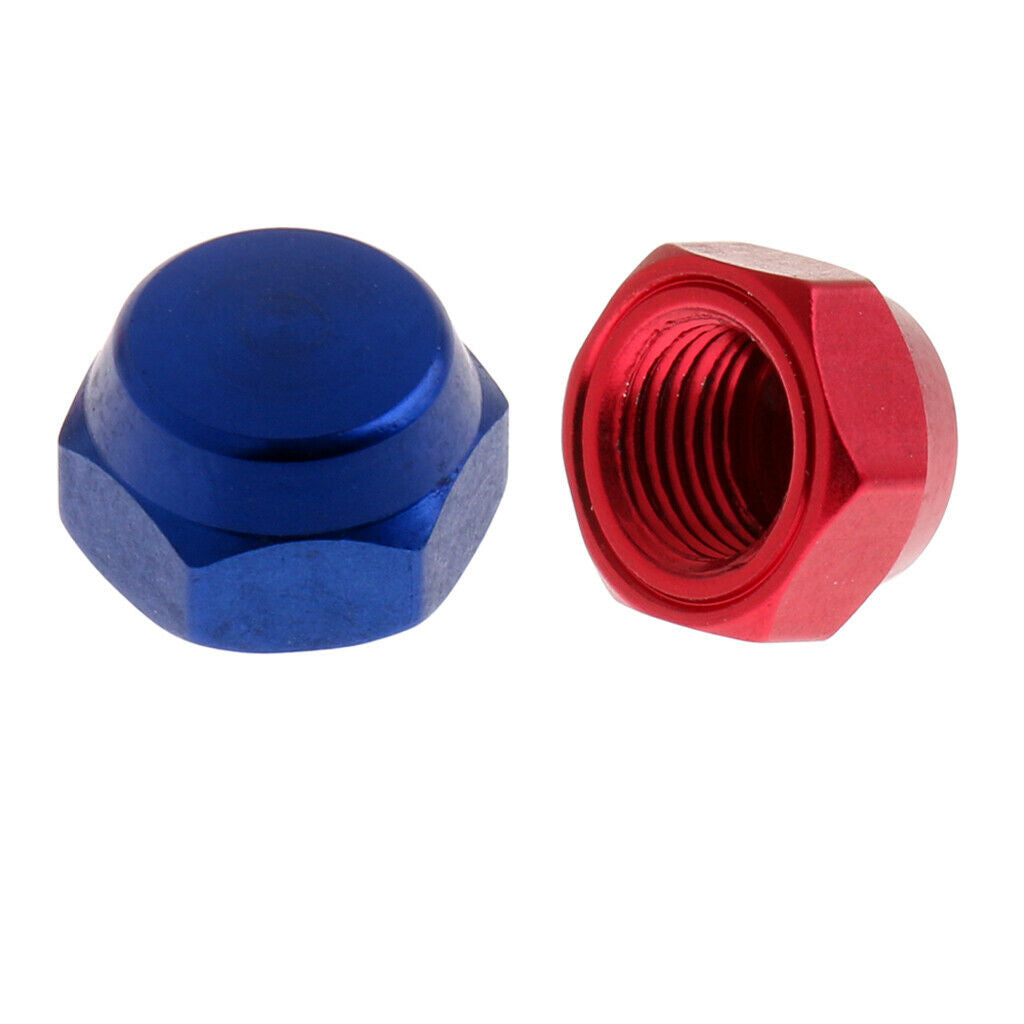 2x Aluminum Alloy Screw Nuts for Right Hand Baitcasting