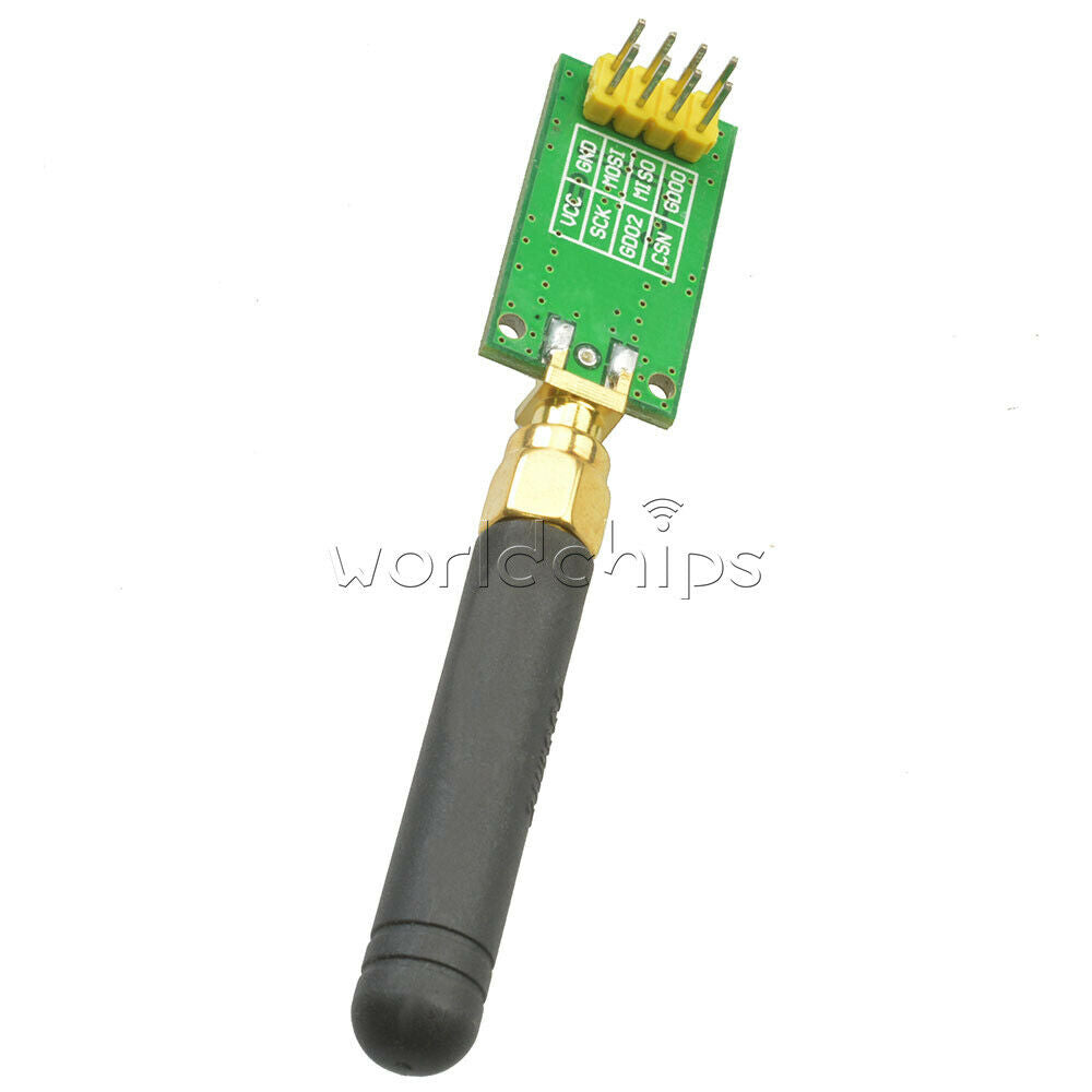 2x CC1101 315/433/868/915Mhz Wireless Module SMA Antenna Transceiver For Arduino