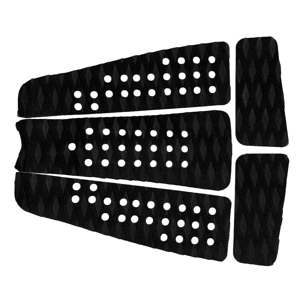 9 Pieces Non-slip Black EVA Surfboard Surf Traction Pad