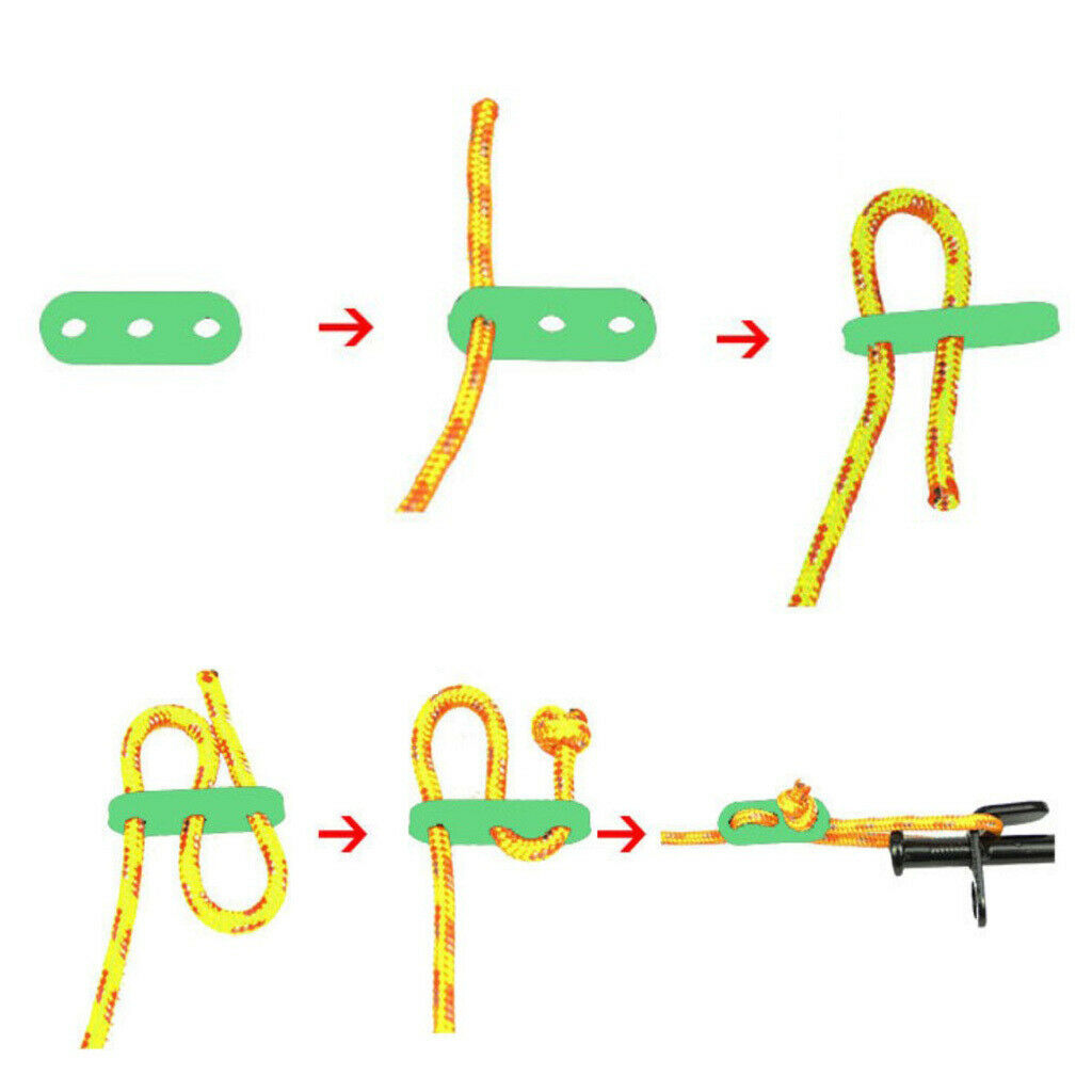 10pcs Tent Awning Cord Rope Adjusters Guy Line Runner Tensioners Tighteners