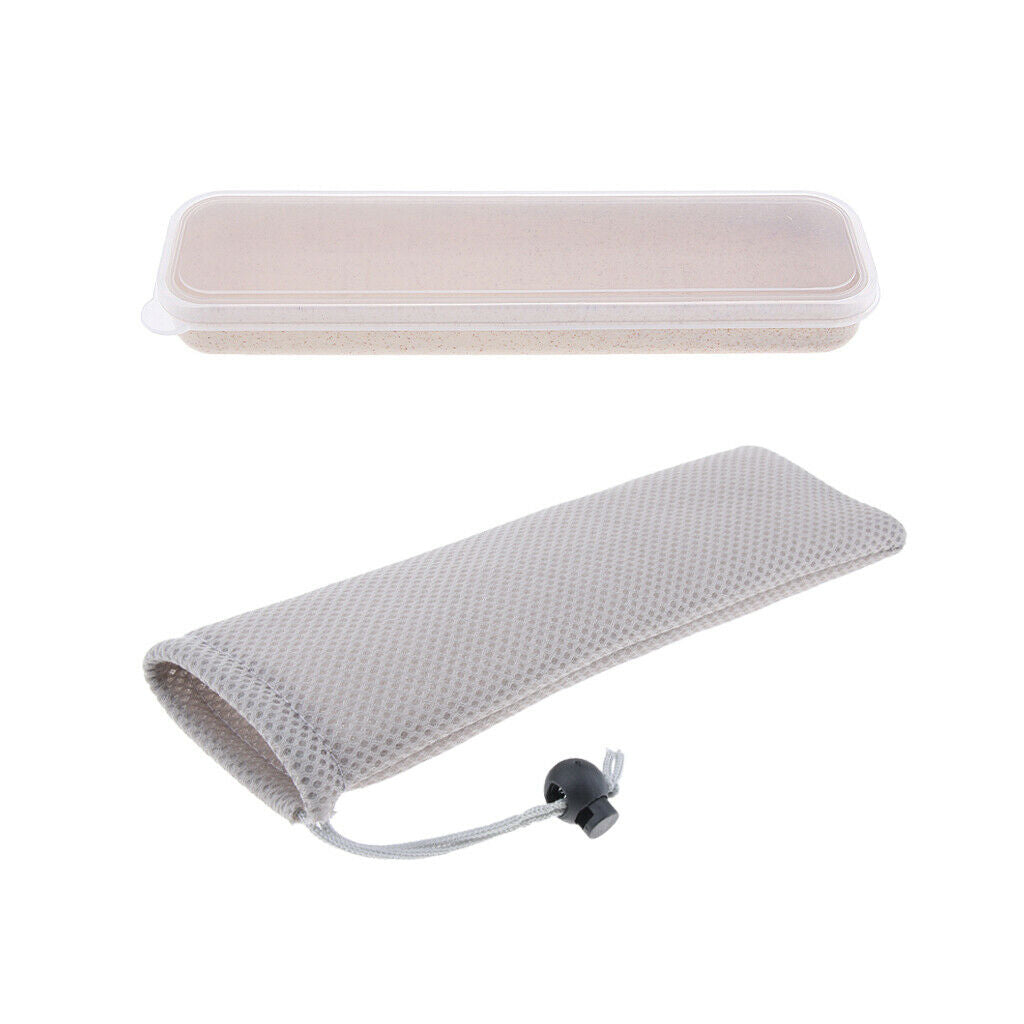 Portable Travel Tableware Storage Case Cutlery Organizer Cloth Bag Box