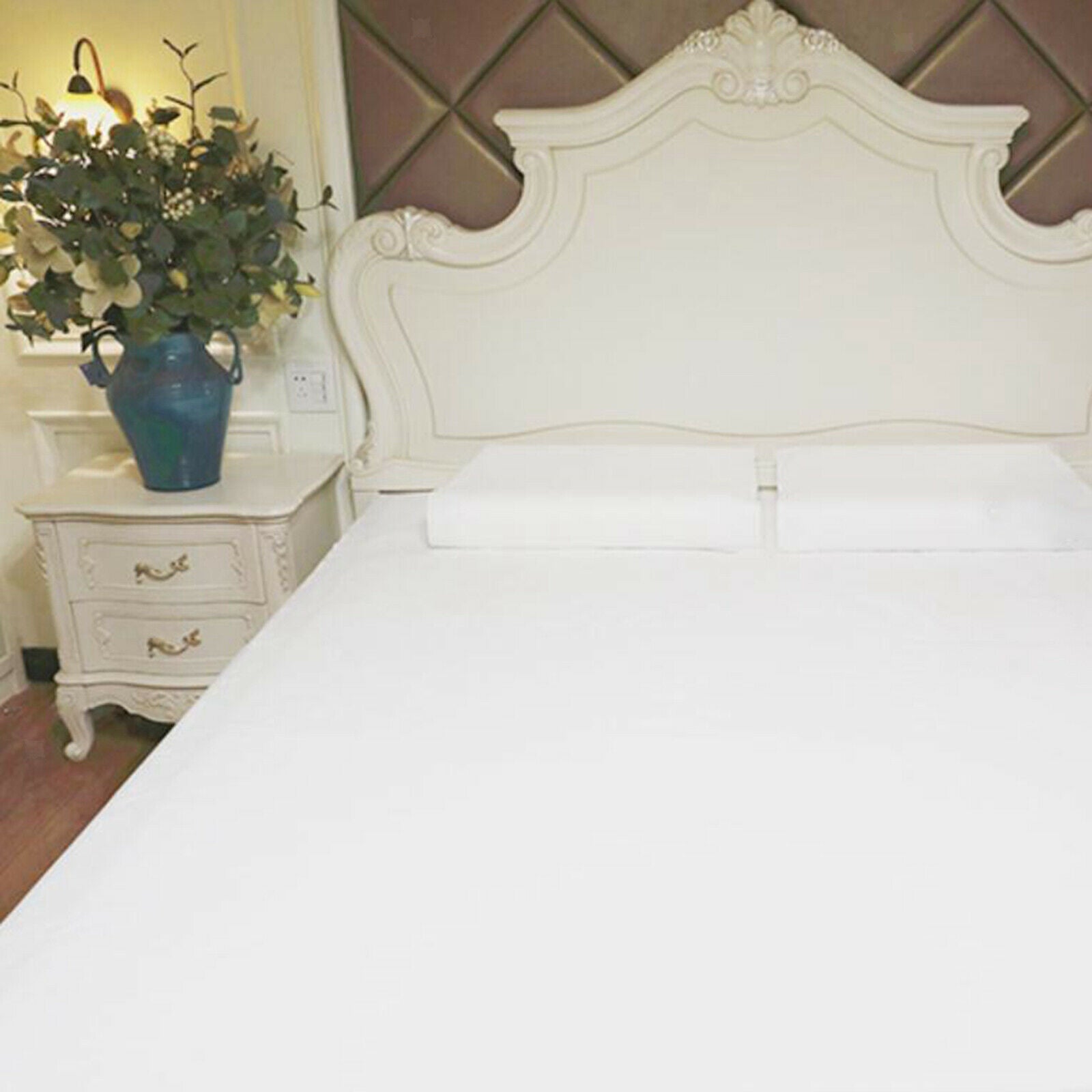 100PCS 15.7"x27.6" Disposable Bed Sheets Non-woven for Massage SPA Table White