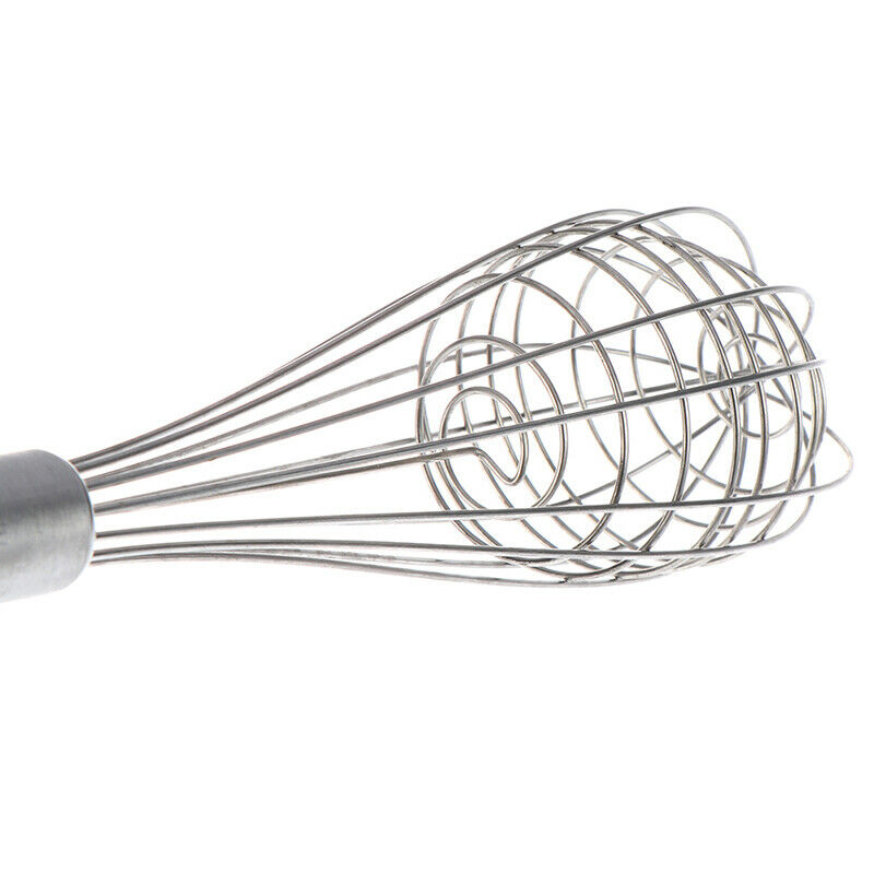 Wood handle Stainless Steel hand Beaters Kitchen Gadgets Egg Stirring WDDAU
