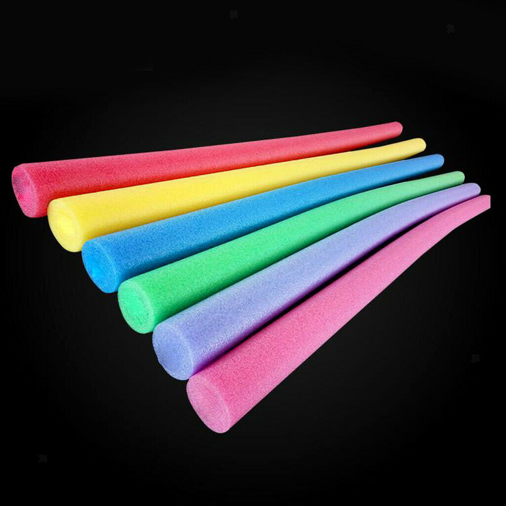 6 Pieces Durable Flexible Solid Core Swimming Pool Noodle Water Float Training