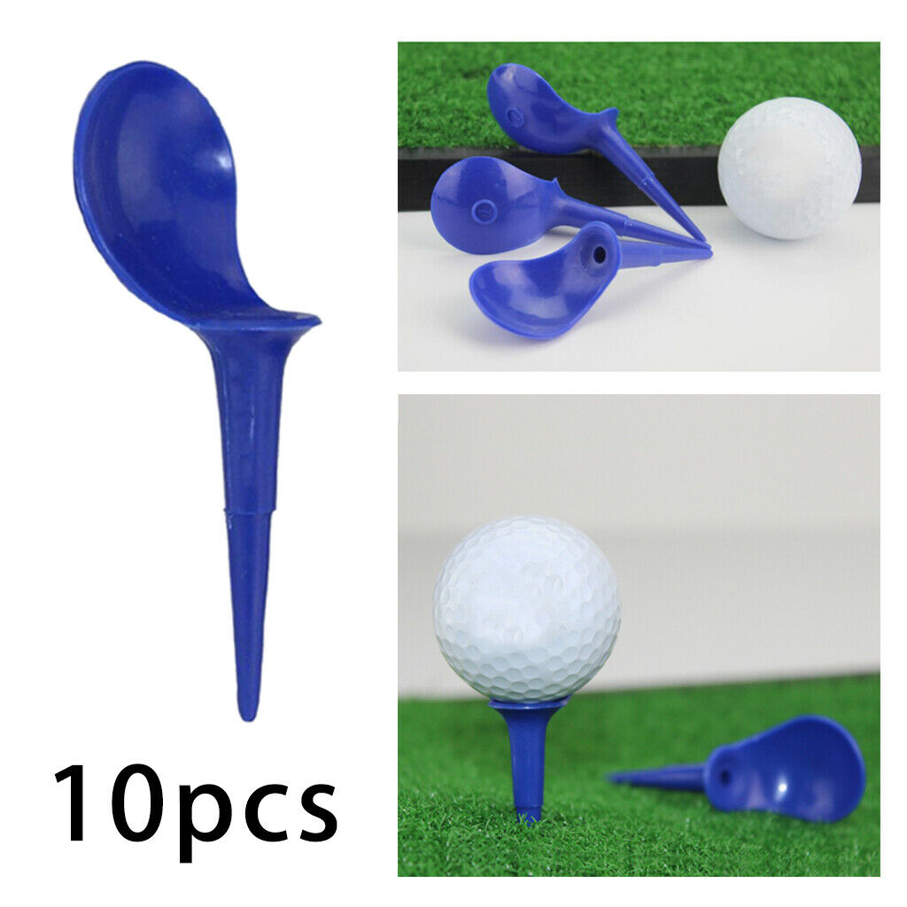 10x Durable Unbreakable Chair Shape Golf Tees 82mm Driving Range Training