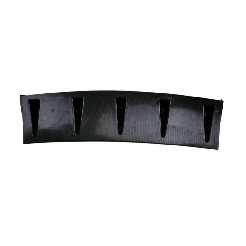 Imitate Carbon Fiber Style Rear Bumper Lower Diffuser Shark Fin SET Spoiler Tape
