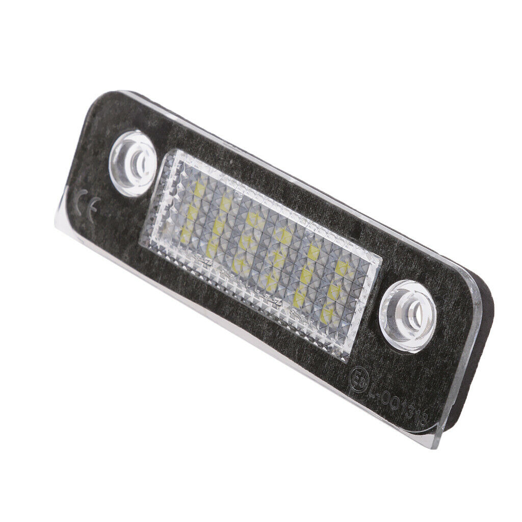 1 Pair White 18LED License Plate Lamp Light for  Fusion   MK
