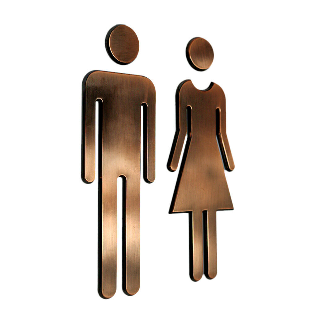 Man&Woman WC Stickers Toilet Signs