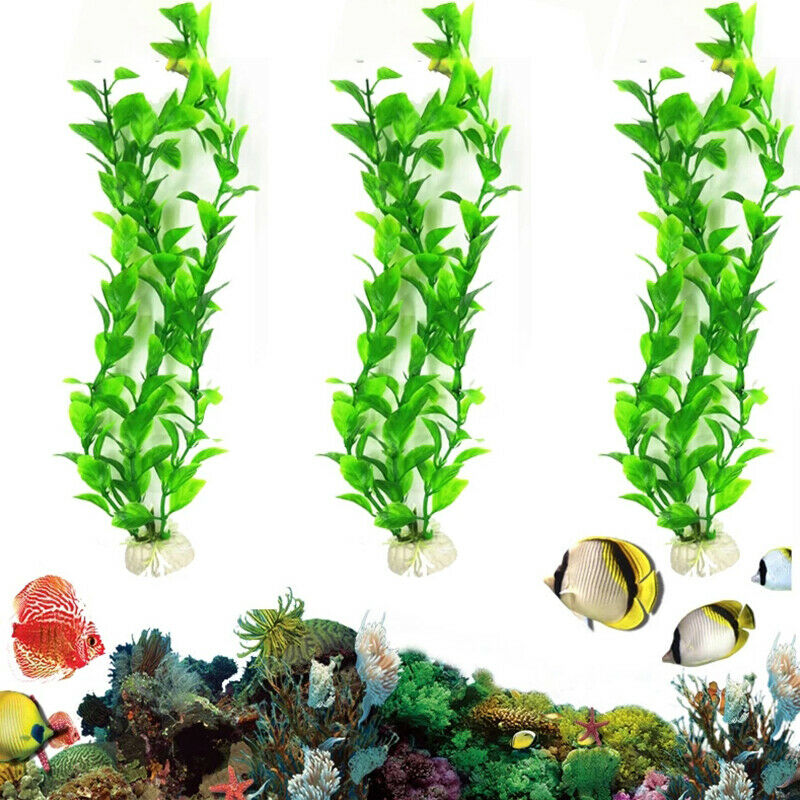 Artificial Plants Aquarium Fish Tank Seaweed Decoration Water Grass Decor.l8