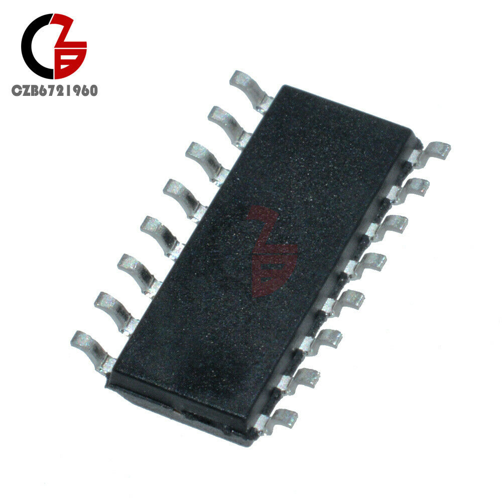 10PCS CD4017 SOP-16 SMD 5-Bits Decimal Johnson Counter Divider Pulse Splitter