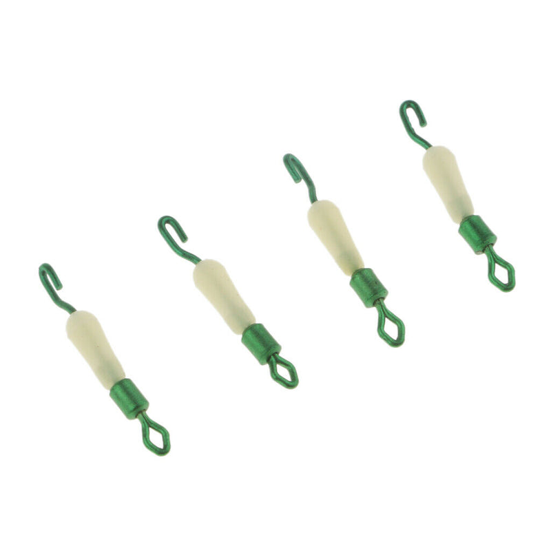 20pcs Fishing Sub-line Link Connectors Quick Change Rolling Swivels Clips S
