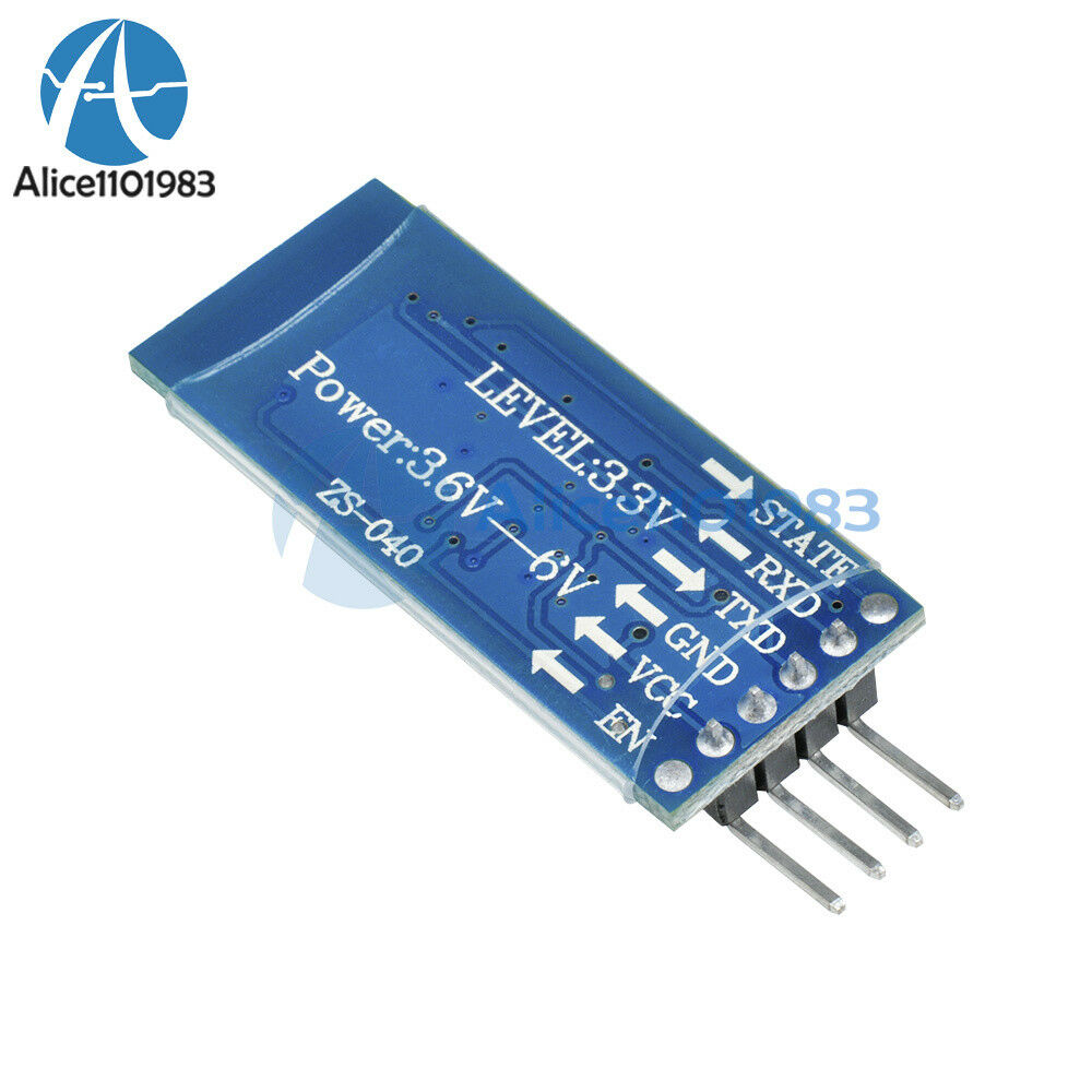 10PCS Wireless Serial 4Pin Bluetooth RF Transceiver Module HC-06 RS232 backplane