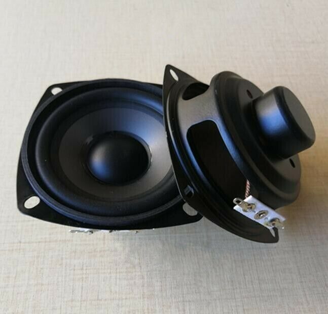 2pcs 3"inch 78mm speaker Loudspeaker Waterproof Audio Rubber edge 8 ohm 15 watt