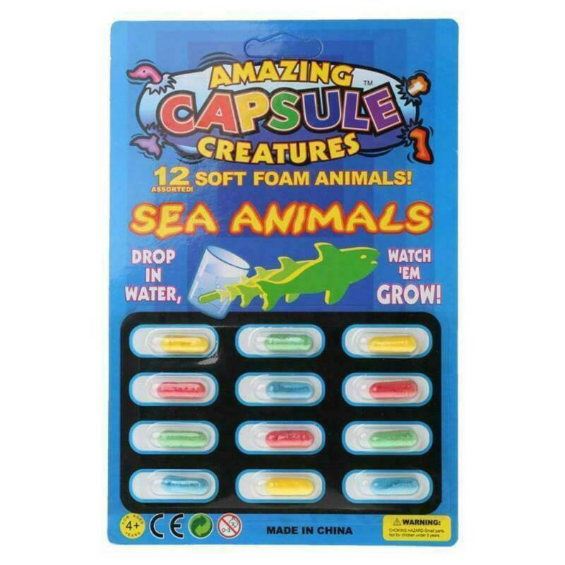 1PCS Magic Grow Capsules Baby Cognition Toys Educational Toys Larger In Water CA