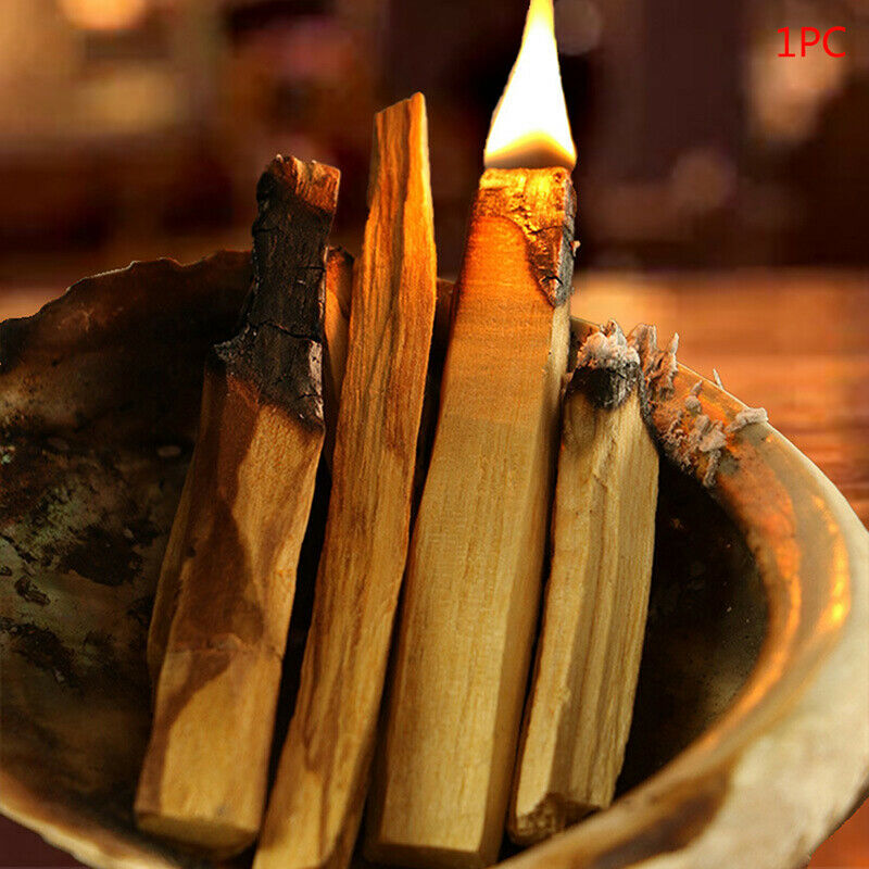 1pc Palo Santo Natural Incense Sticks Wooden Smudging Stick Aromatherapy