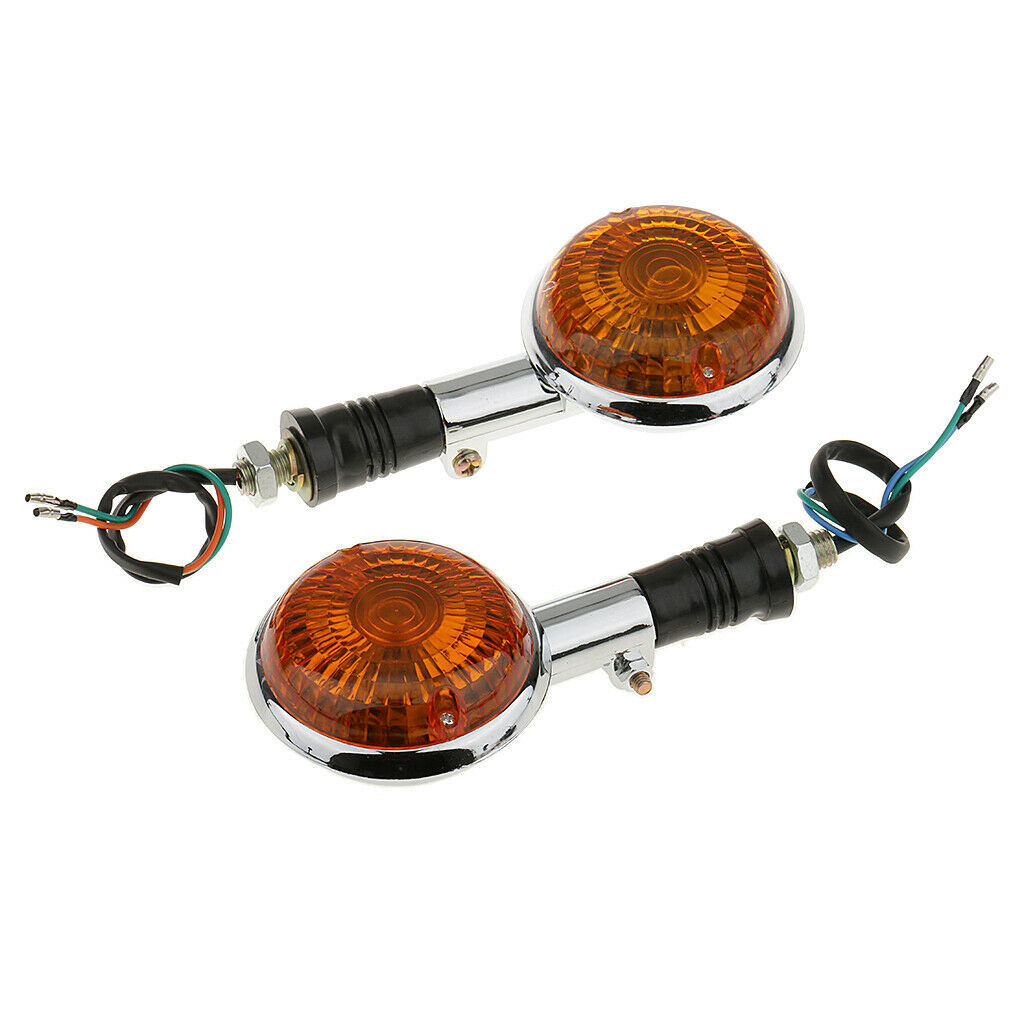 2x Turn Signal Amber Lights for Yamaha V-MAX1200 /V-star /XVS1100 /XV250