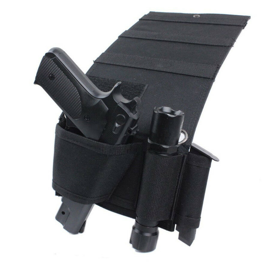 Car Seat Pistol Holder Handgun Holster Under Mattress Bedside Gun Case Cover Kit