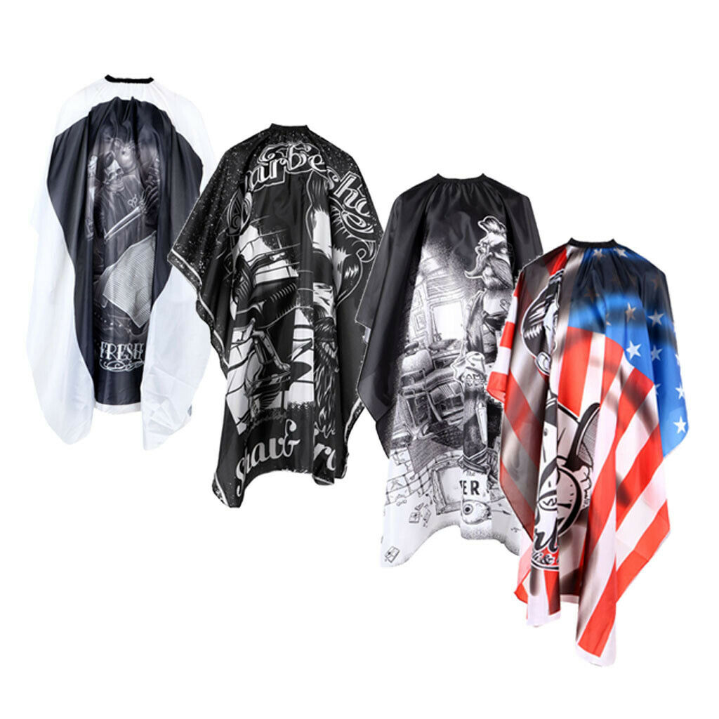 2X Hair Cutting Cape Gown Hair Salon Apron Cloth Stylist Barber Shop Capes