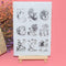 DIY Cute Hedgehog Pattern Transparent Clear Seal Card Scrapbooking Photo Album