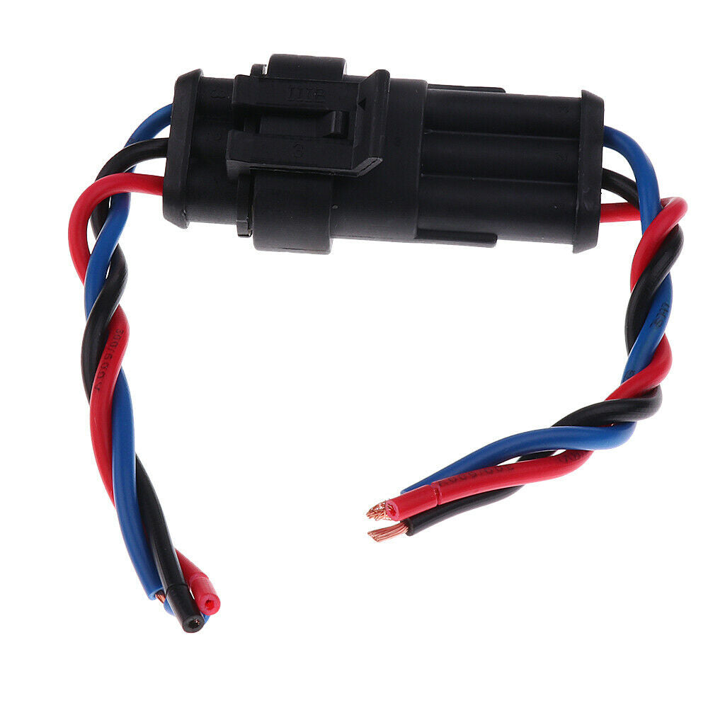 3-pin housing connector S wiring harness for car trucks, male and female