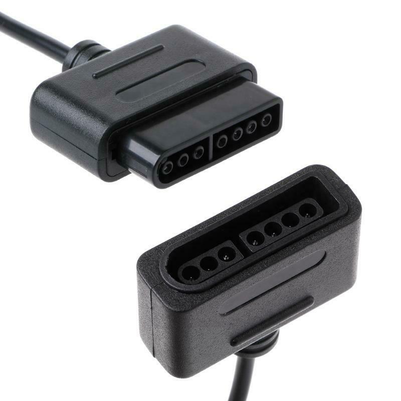 1.8m 5.91ft Extension Cable Cord For SNES Controller Retro-Duo FC Twin
