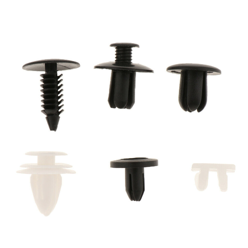 150pcs Auto Fastener Universal Car Nylon Push Pin Rivet Trim Panel Clip