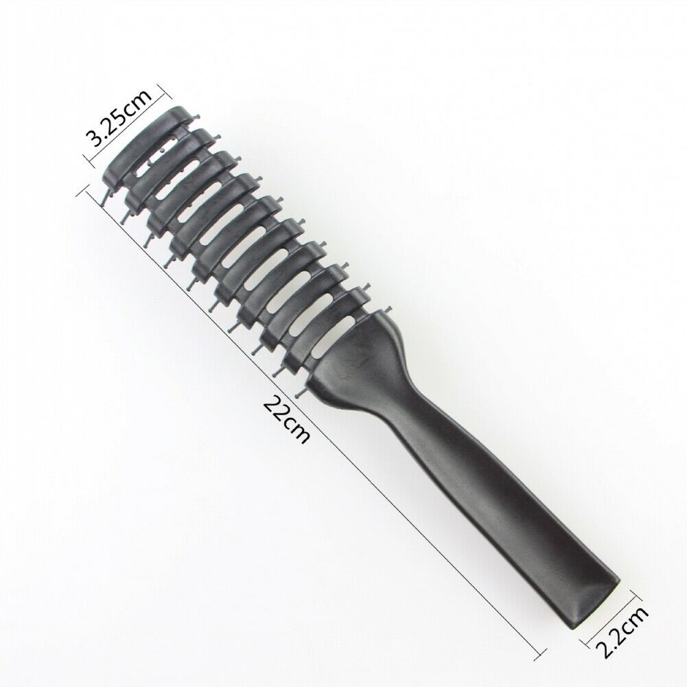 1Pcs Men Spare Ribs Comb Hair Brush Big Bend Comb Wet Plastic Styling Hair Combs
