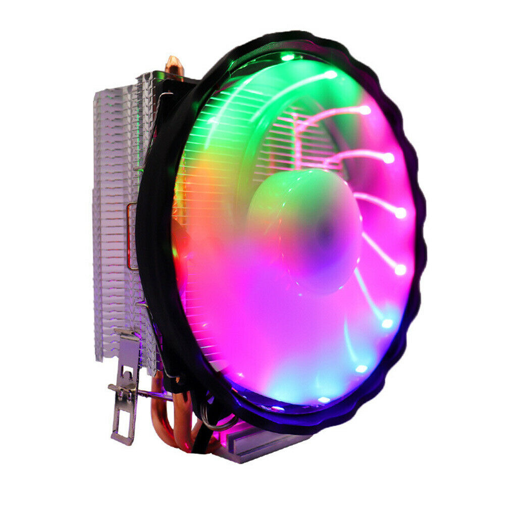 LED RGB Lighting CPU Cooler Heatsink for Intel Socket LGA 1156 1155 120mm