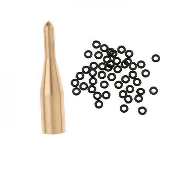 100Pcs Rubber Dart Tip Gaskets Grommets Washers with O-ring Applicator Tool