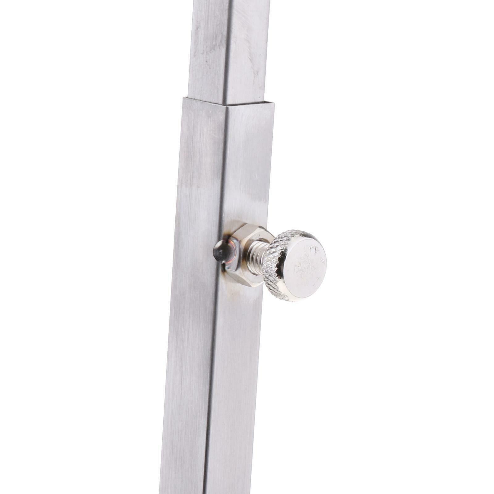 Polished Stainless Metal Women Handbag Display Rack Stand Holder Adjustable