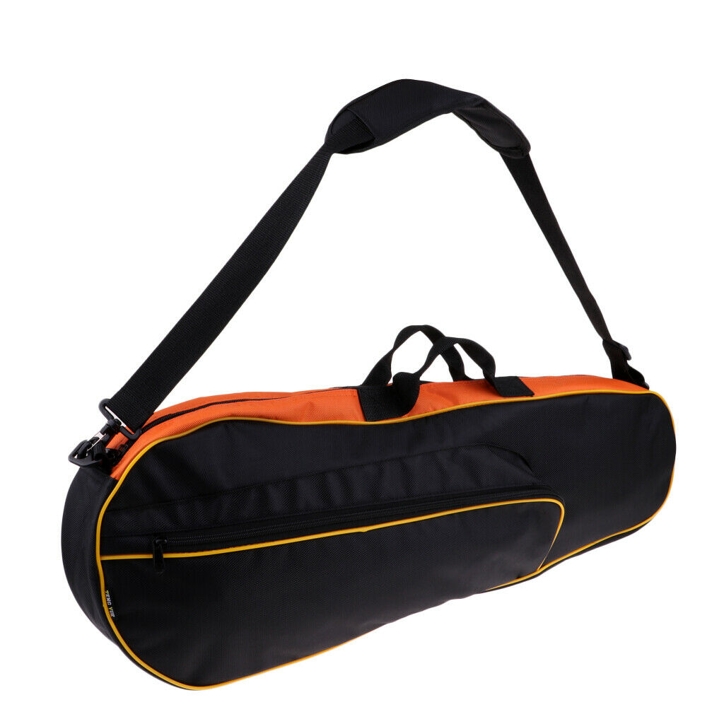 Adjustable Tennis Badminton Rackets Carrying Bag Case Fits 6 Racquets Black and