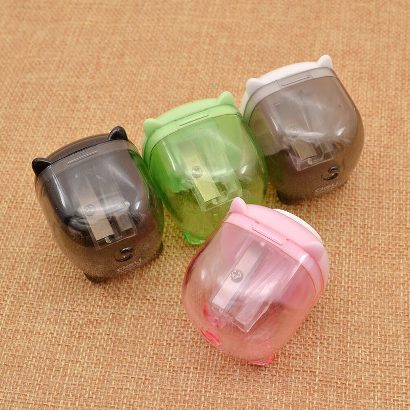 Cute Mini Pig Design Pencil Sharpener Stationery School Office Supplies 2pcs