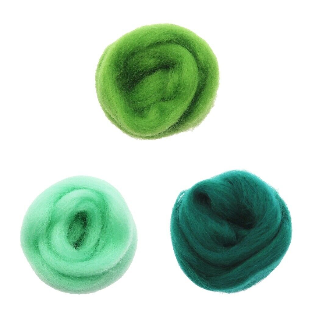 30g Wool Top Roving for  Felting Hand Spinning Materials Needlecrafts