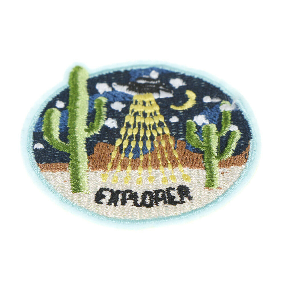 Cactus Fabric Patch Embroidered Sew on Patches For Clothing DIY Decoration.l8