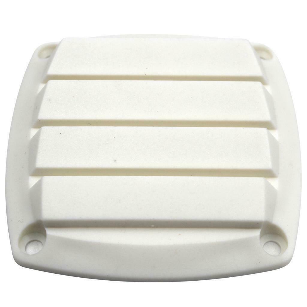 2 Pcs Marine Boat Louvered Vents Round 3''+4'' Hose Hull Air Vent Boat White