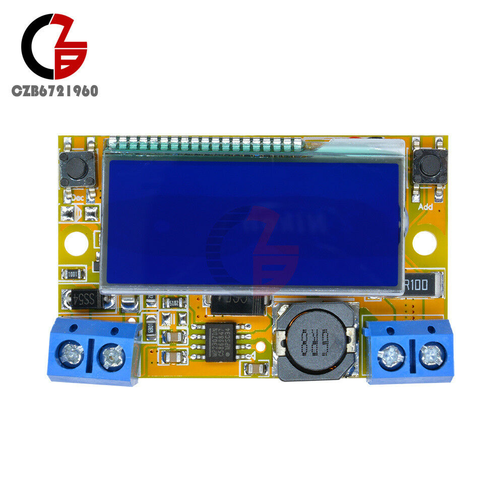 Adjustable DC-DC Double Display Step Down Pulse Power Supply Module LCD Display
