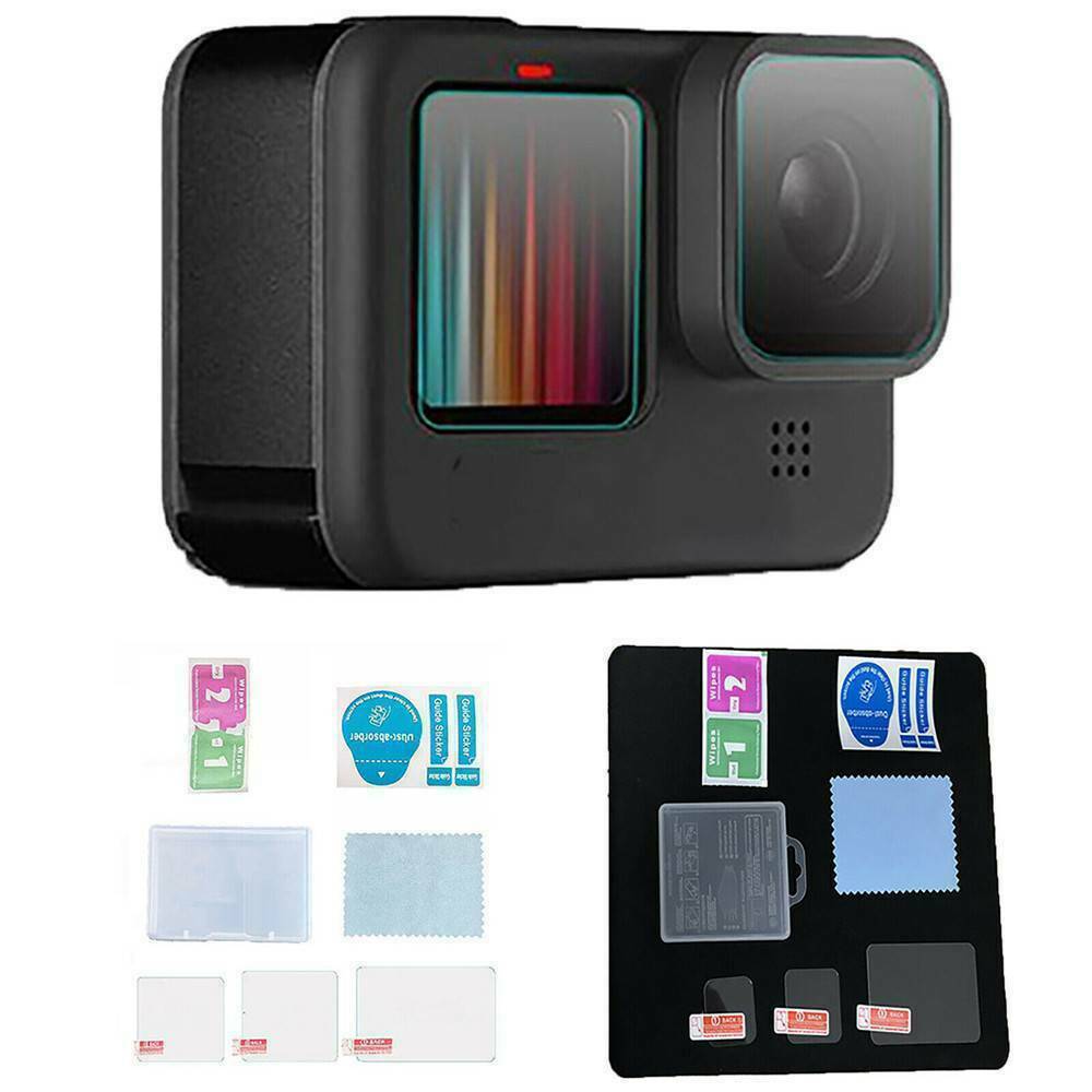 Tempered Glass Protective Film Lens Screen Protectors For GoPro Hero 9 Camera US