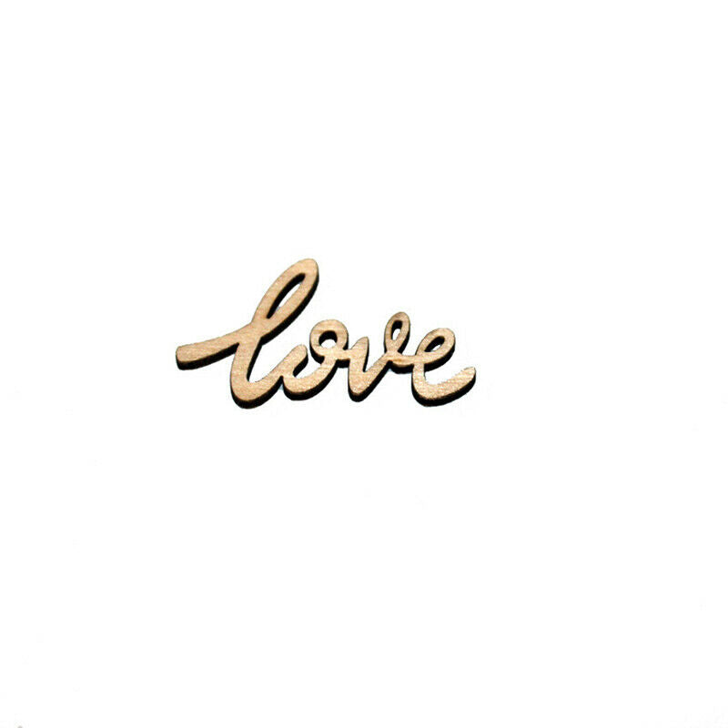 18pcs 55mm Rustic Wooden Love Letters Shabby Chic Craft Scrapbook Decorat.l8