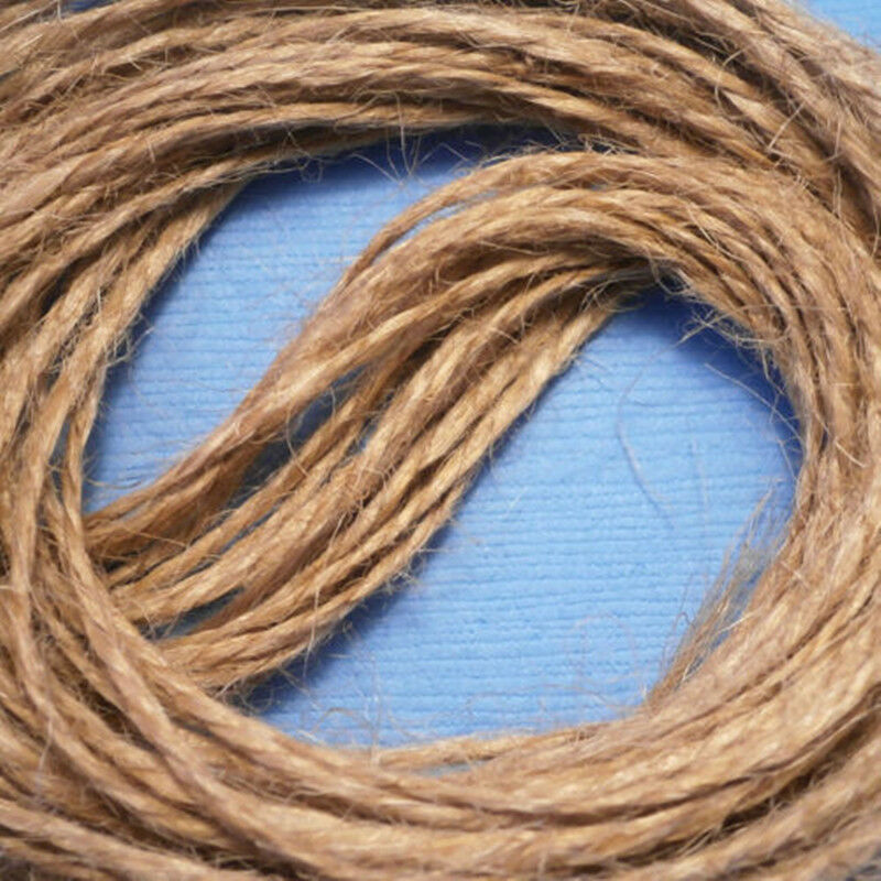30M Natural Brown Jute Twine String DIY Rustic Craft Baskets Gifts Bows Jute