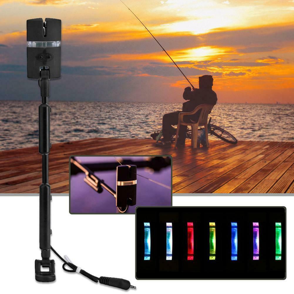 2pcs/Bag Fish Bite Alarm Swinger 7 Color LED Bite Indicator Fishing Tackle @