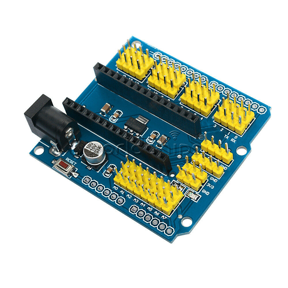 2PCS Nano I/O Expansion Sensor Shield Extension Board for Arduino UNO R1 Nano3.0