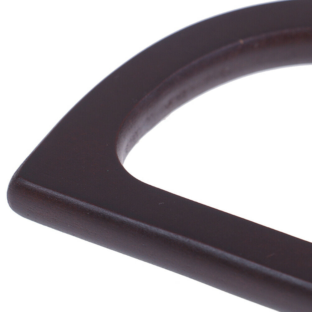 1Pcs Wooden Bag Handle Replacement for DIY Purse Making Handbag Shopping ToABDA