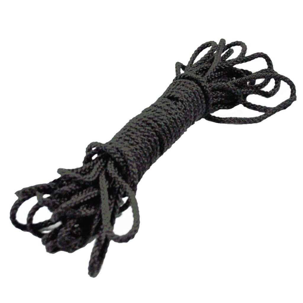 Heavy-duty Nylon Rope 4mm Thick Nylon Dock Line for Camping Outdoor Garden