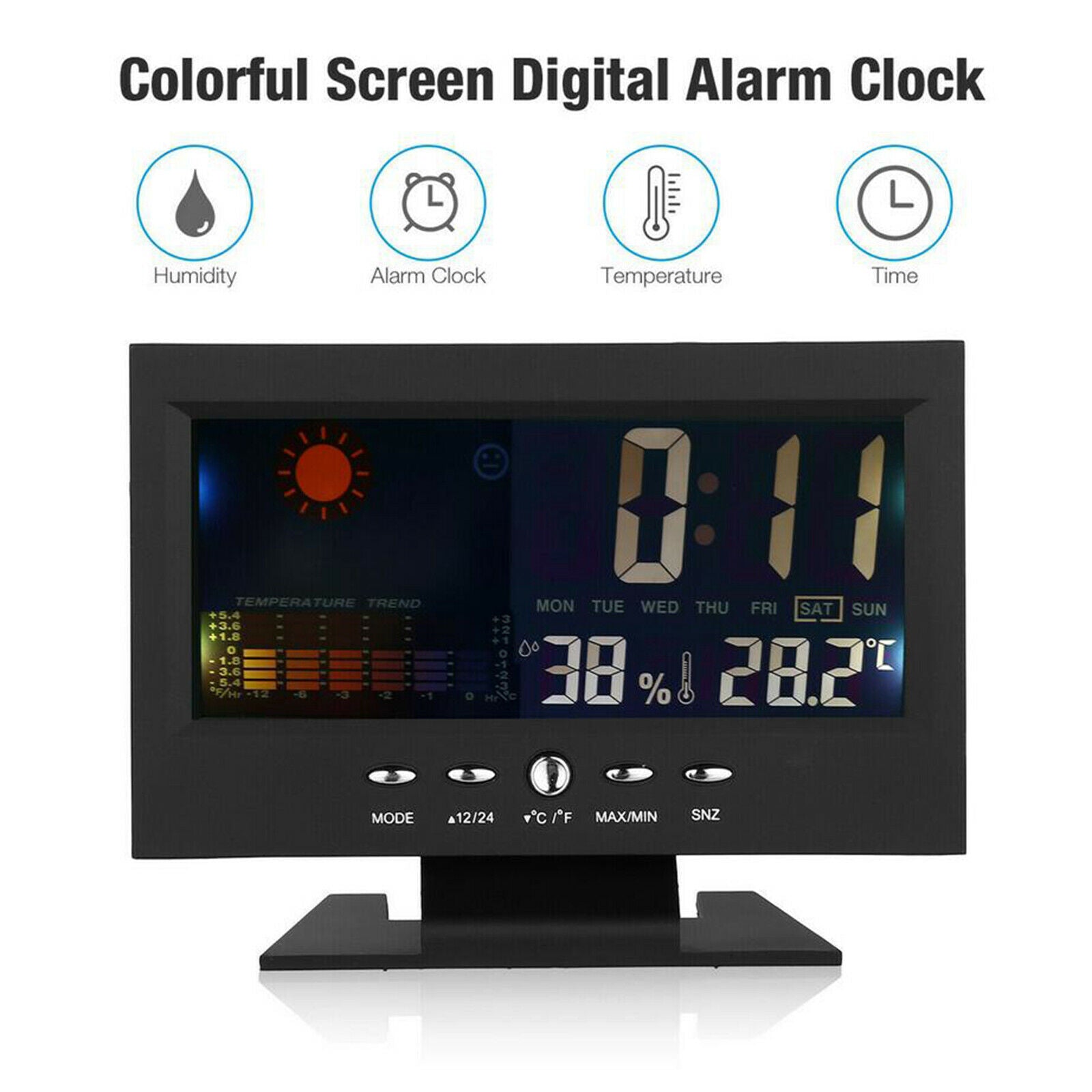 Outdoor Sensor Hygrometer with Weather Forecast Temperature Humidity Monitor