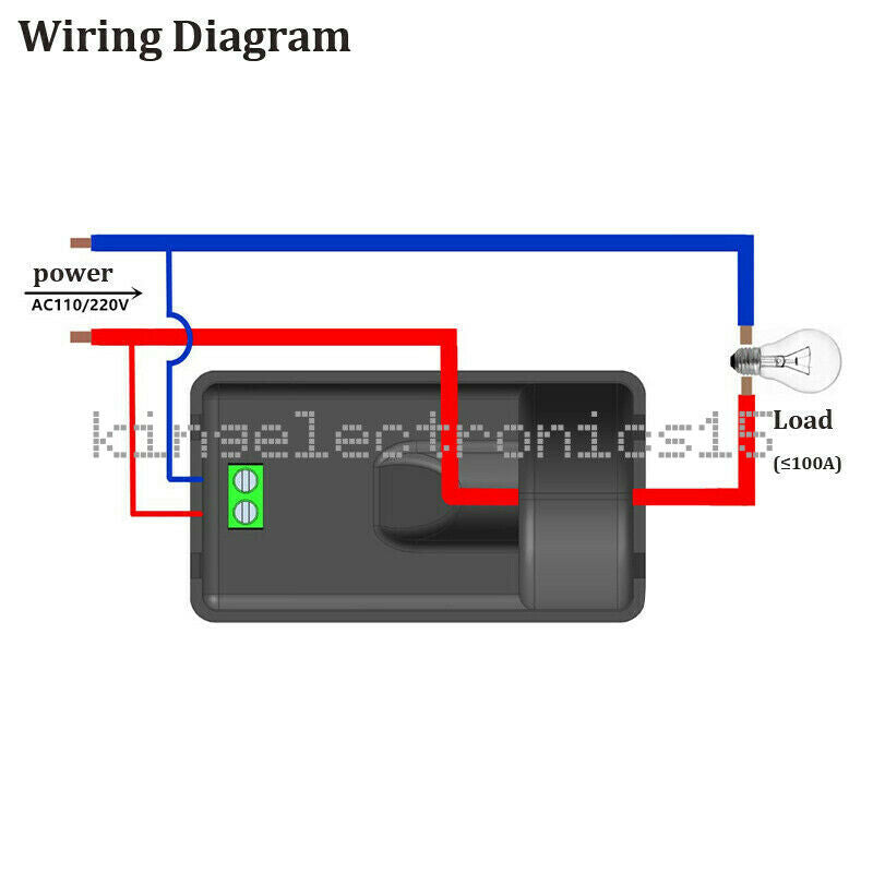 1X AC40-400V 100A Digital Voltage Ampere Panel Meter 110V 220V Ammeter Voltmeter