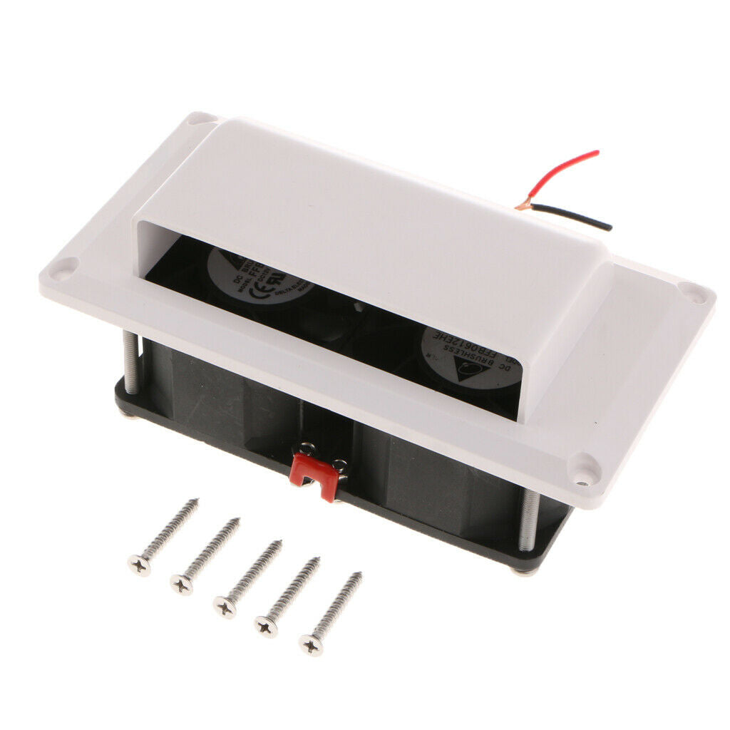 12 Volt Caravan Interior Side Air Vent Ventilation Exhaust Fan Boat Yacht