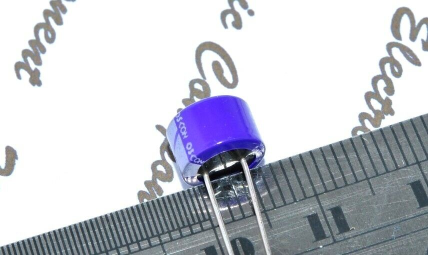 10pcs-SANYO 100uF 6.3V OSCON(OS-CON) Radial Aluminum Solid Capacitors - 6SL100M