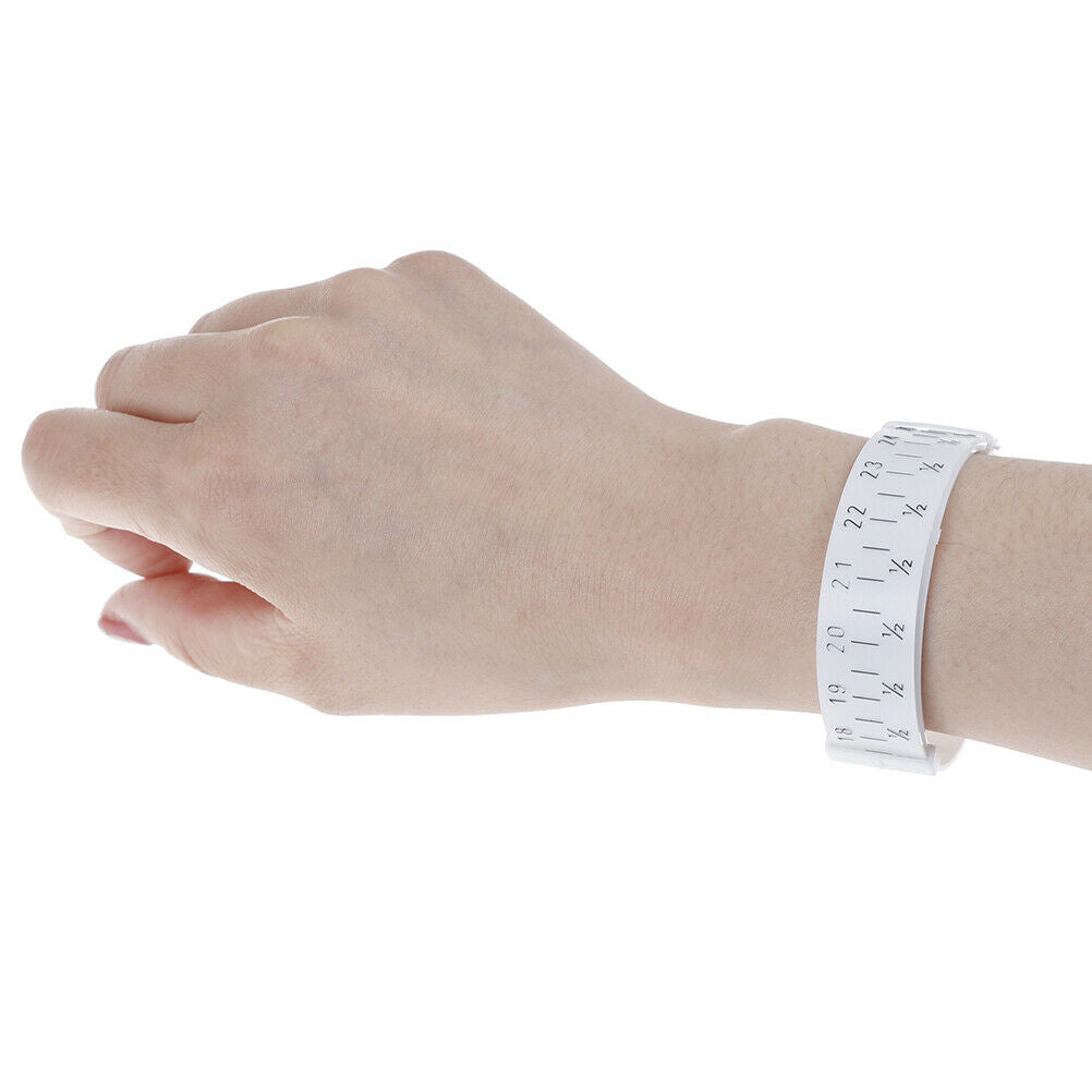 Bracelet sizerplastic wristband measuringtool bangle jewelry making gauge.l8