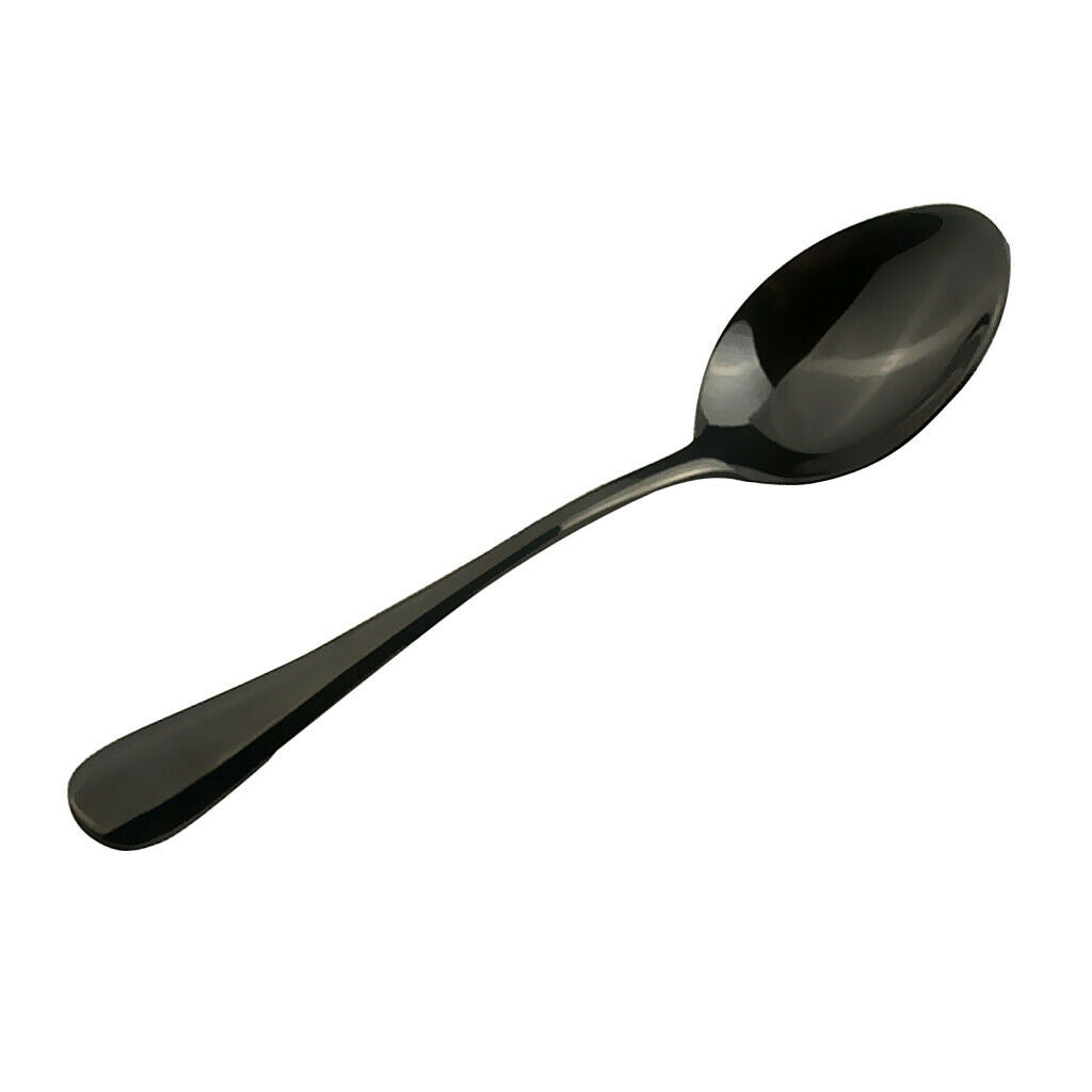 4pcs Stainless Steel Cutlery Table Dinner Soup Tea Spoons Tableware